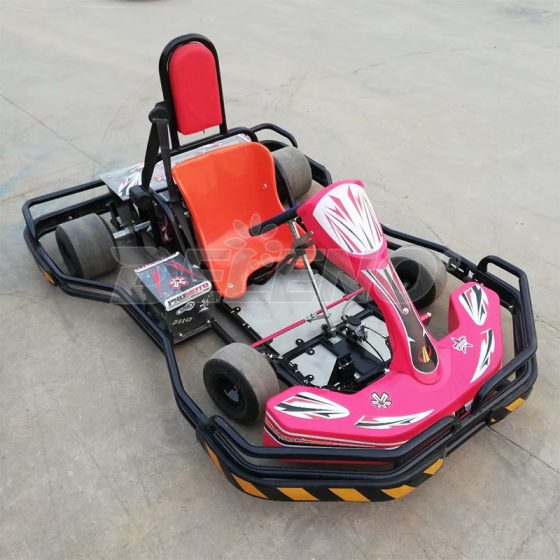 Single Seat Red Go Kart