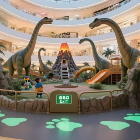 500㎡ Dinosaur World Indoor Playground