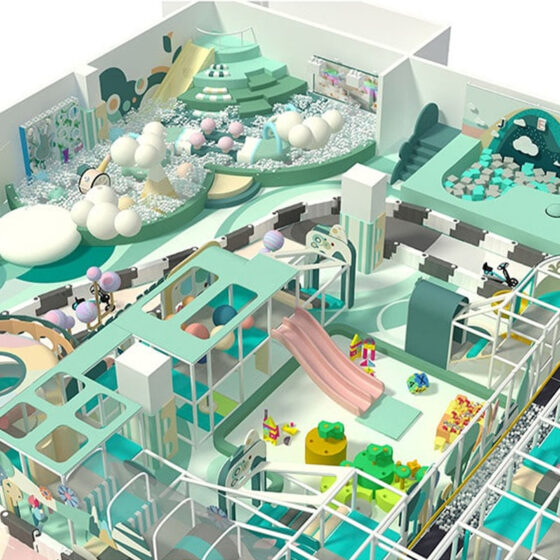 600㎡ Op Art Indoor Playground