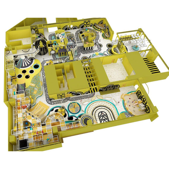 700㎡ Op Art Indoor Playground