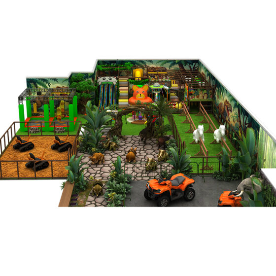 900㎡ Dinosaur World Indoor Playground
