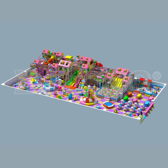 480㎡ Pink Castle Indoor Playground