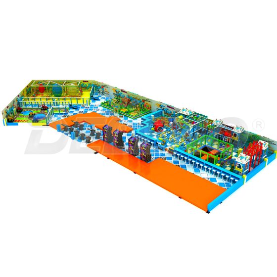 630㎡ Orange and Blue Indoor Playground