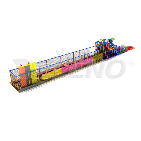 95㎡ Rectangle Pink Indoor Playground