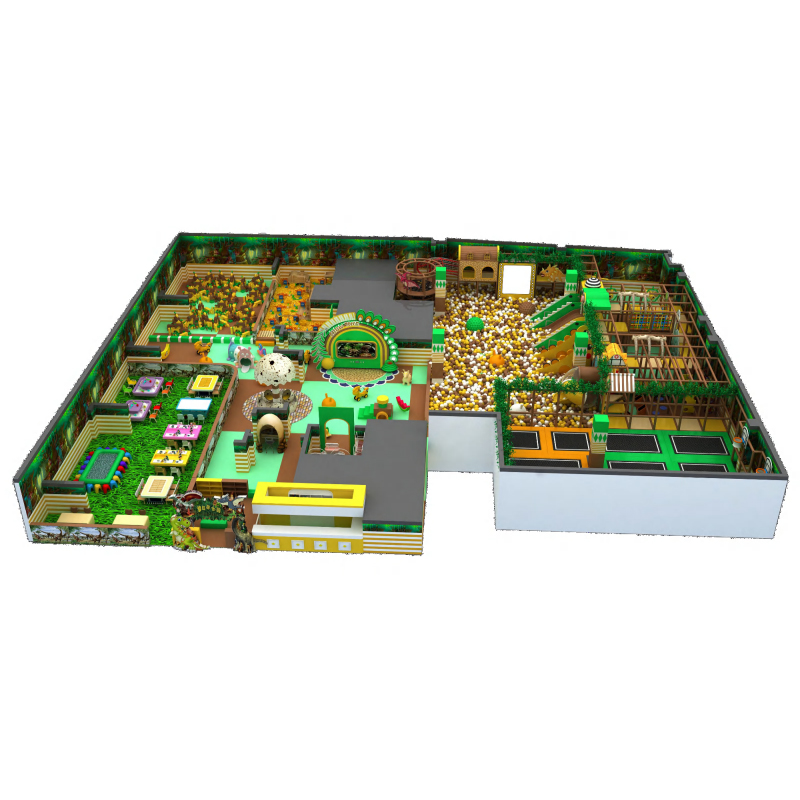 1000㎡ Dinosaur World Indoor Playground