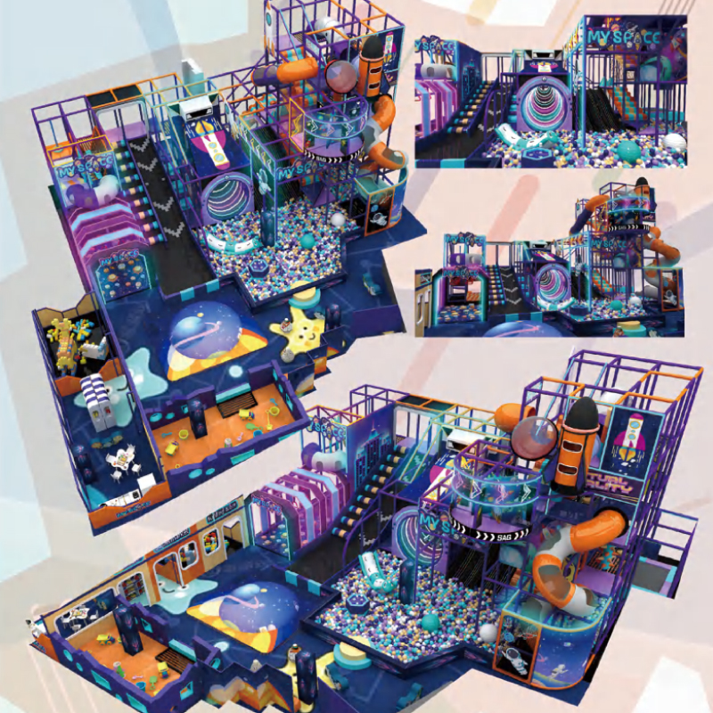 500m2 Space Sci-Fi Indoor Playground