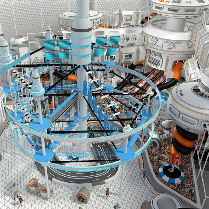 820m2 Space Sci-Fi Indoor Playground