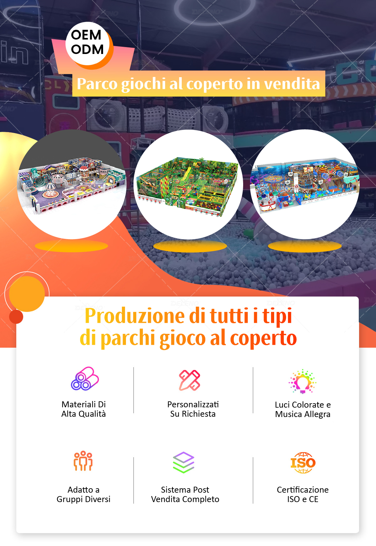 Parco Giochi al Coperto in Vendita -  - 1