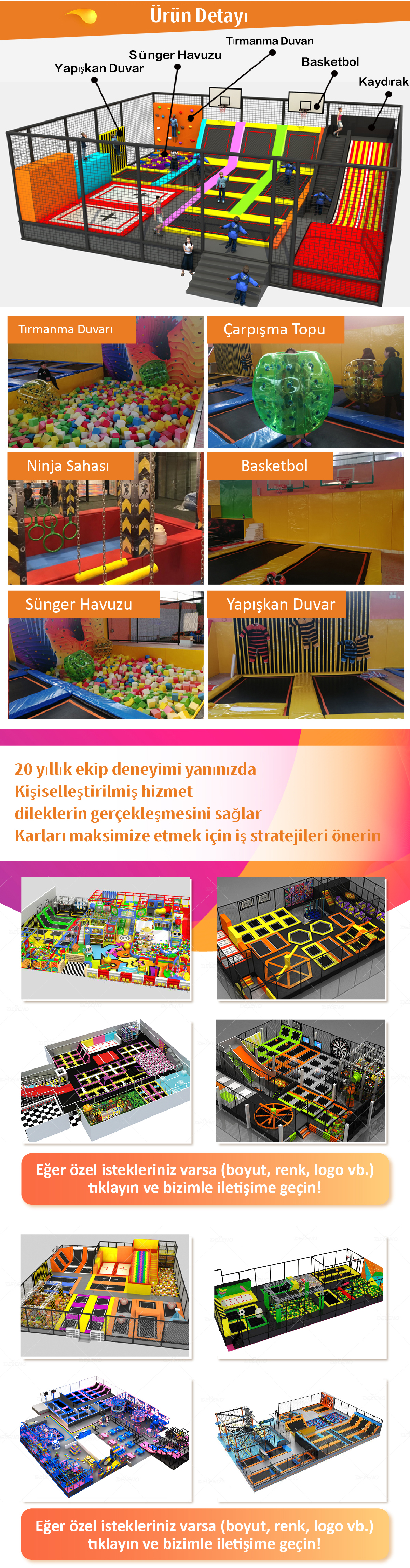 Satılık Trampolin Parkı -  - 3