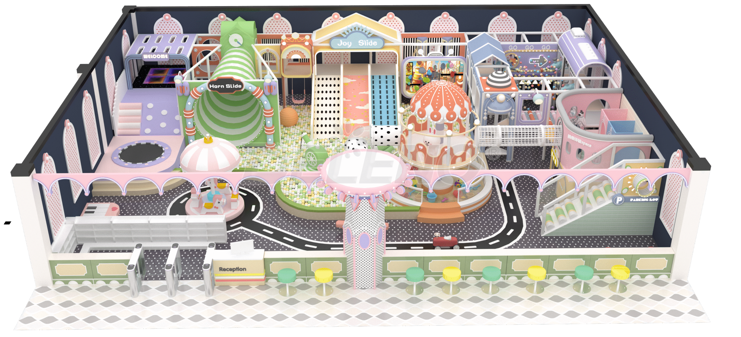 229㎡ Family-Friendly Play Zone for Restaurant David​ - News - 1