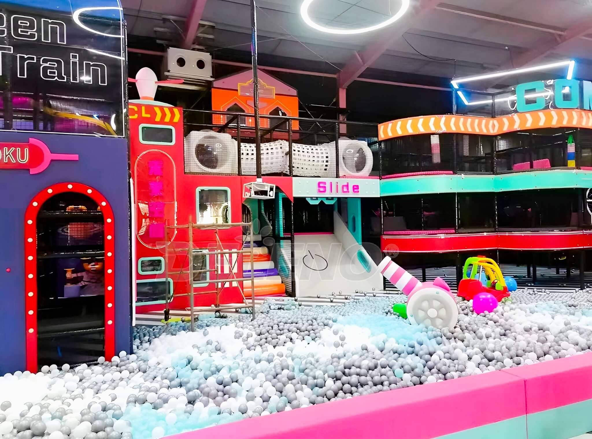 commercial indoor playground setup