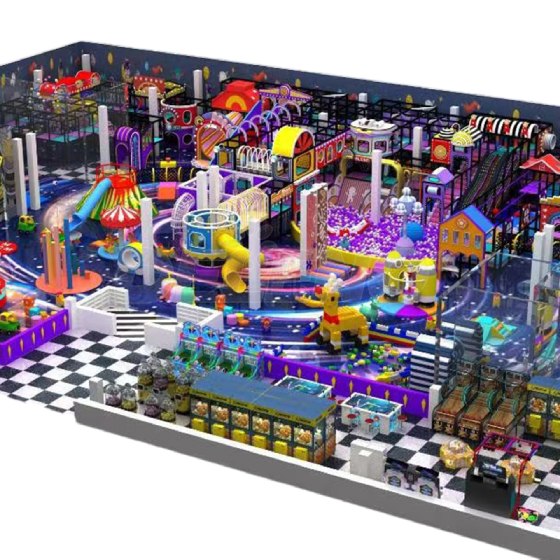 1200㎡ Cyberpunk Indoor Playground