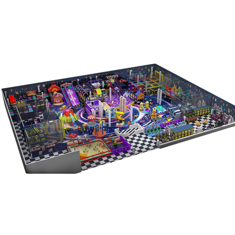 1200㎡ Cyberpunk Indoor Playground