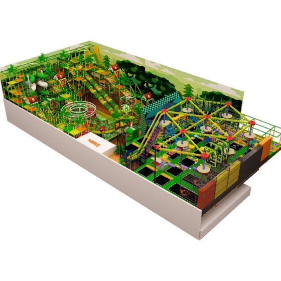1400㎡ Enchanted Forest Indoor Playground