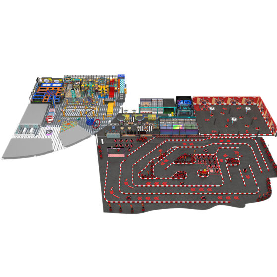 4000㎡ Karting  Car Indoor Playground