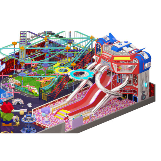 1100㎡ Castle in Sky Indoor Playground