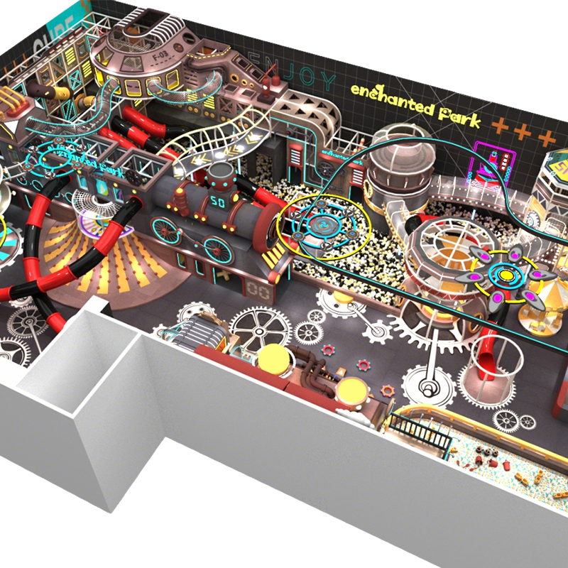 1000㎡ Slide World Indoor Playground