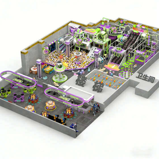 1500㎡ Modern City Indoor Playground 1500㎡ Modern City Indoor Playground