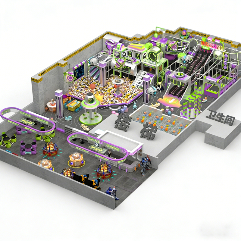 1500㎡ Modern City Indoor Playground