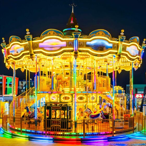 48-Seat Double-Layer Carousel