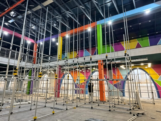 2,000㎡ Custom Indoor Playground Installation in Uzbekistan